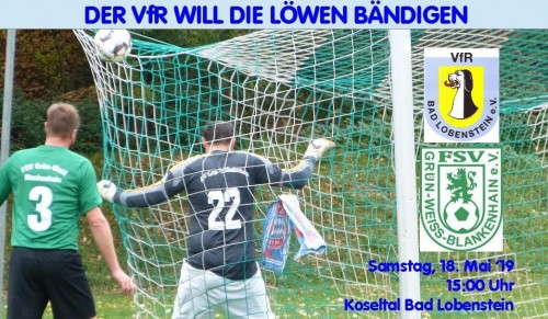 Erste beim VfR Bad Lobenstein- heute einmal deren Vorbericht