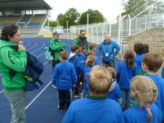 Einlaufkids Bundesliga USV Jena-FC Bayern München