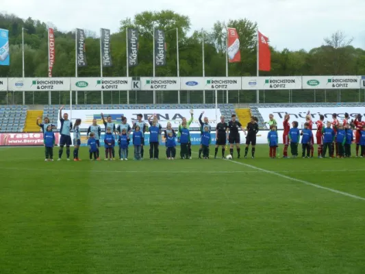 Einlaufkids Bundesliga USV Jena-FC Bayern München