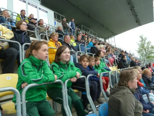 Einlaufkids Bundesliga USV Jena-FC Bayern München