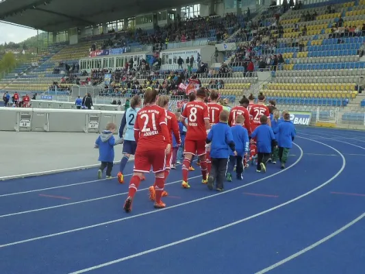 Einlaufkids Bundesliga USV Jena-FC Bayern München