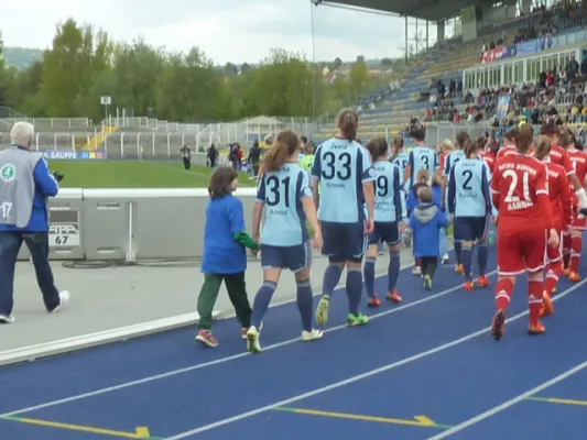 Einlaufkids Bundesliga USV Jena-FC Bayern München