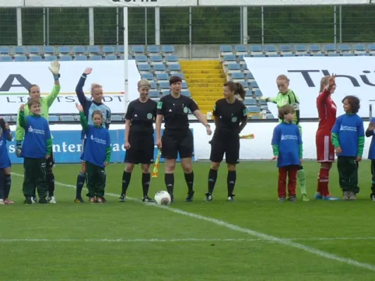 Einlaufkids Bundesliga USV Jena-FC Bayern München