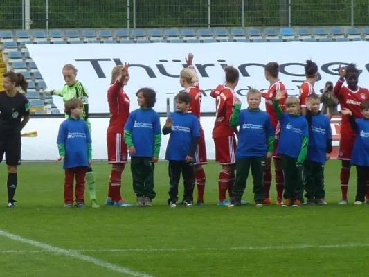 Einlaufkids Bundesliga USV Jena-FC Bayern München