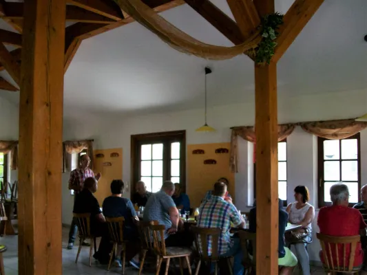 Einbau und Einweihung Beregnungsanlage