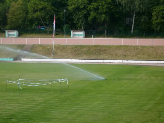 Einbau und Einweihung Beregnungsanlage