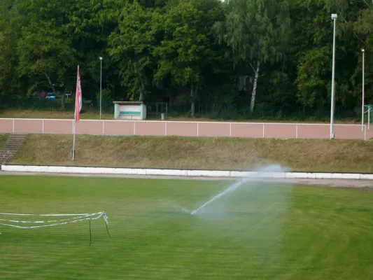 Einbau und Einweihung Beregnungsanlage