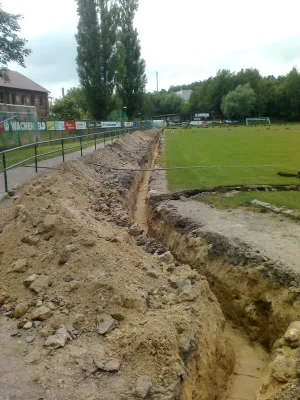 Einbau und Einweihung Beregnungsanlage