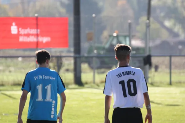 15.10.2017 SV 70 Tonndorf vs. SG TSV 1864 Magdala